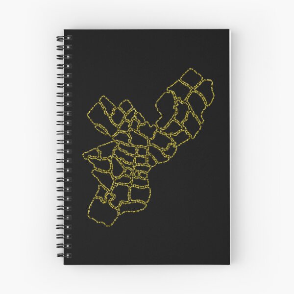 Item preview, Philadelphia Zipcode Map (yellow/black) designed and sold by Calen  Picard-Carroll.