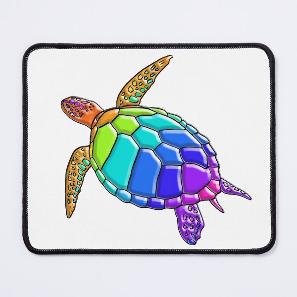 Item preview, Rainbow Turtle designed and sold by nerdpins.