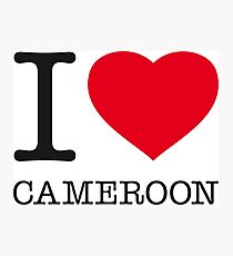I ♥ CAMEROON Photographic Print