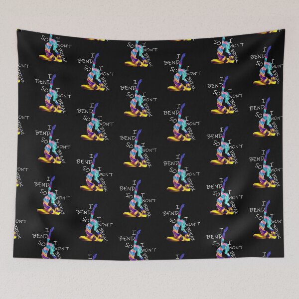 Item preview, Yoga I Bend So i Won't Break Motivational Quote designed and sold by tamdevo1.