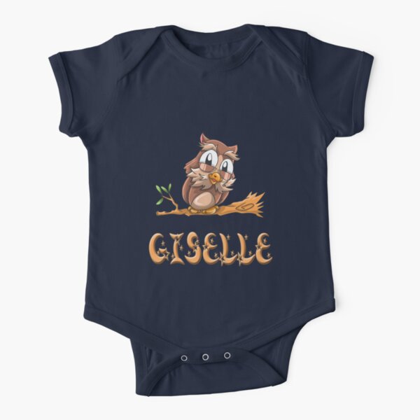 Giselle Owl Short Sleeve Baby One-Piece