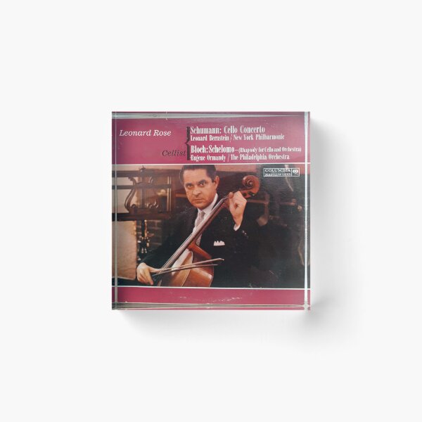 Item preview, Cello, Cellist, Concerto, Leonard Rose, Schumann, Bloch, Cello Concerto, Classical, Record, Vinyl designed and sold by Vintaged.