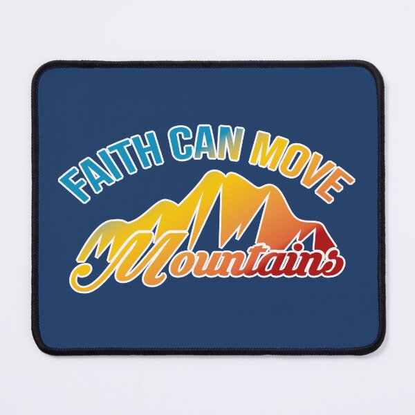 Item preview, Faith can move mountains - A christian design colorful designed and sold by berea.cl.