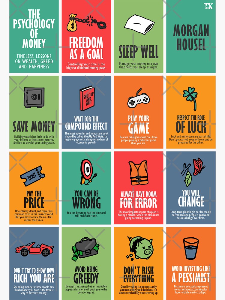 Insights The Psychology of Money (Morgan Housel) | Sticker
