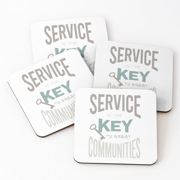 Item preview, Leadership Service is the Key to Great Communities designed and sold by whyitsme.
