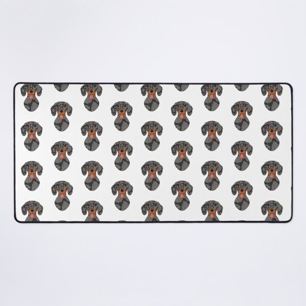 Item preview, Dachshund shorthair - blue dapple with tan designed and sold by Cynthiaetal.