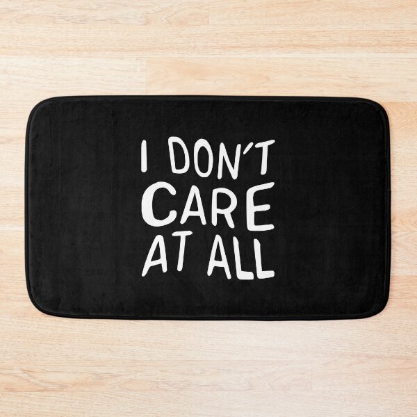 Item preview, I dont care at all (white) designed and sold by didijuca.