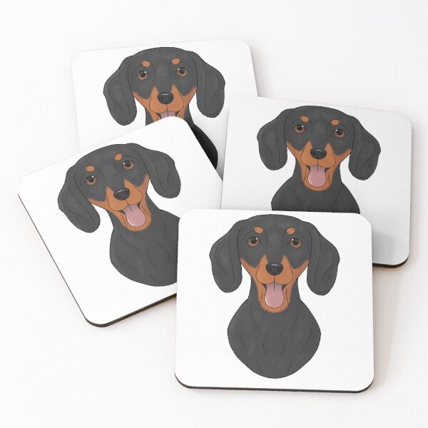 Item preview, Dachshund shorthair - black & tan designed and sold by Cynthiaetal.