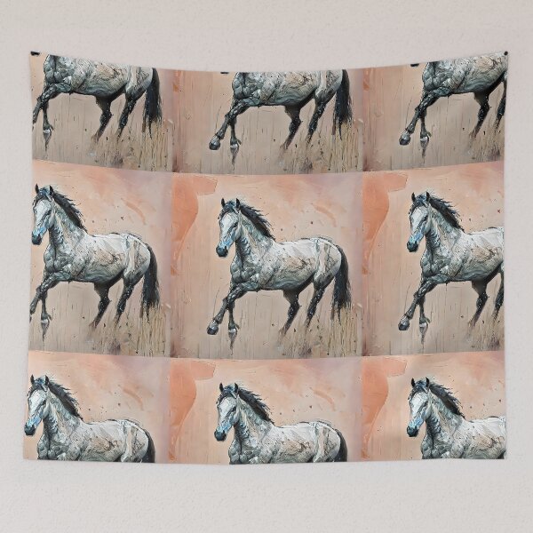 Item preview, horse in gallop sketch designed and sold by bogfl.