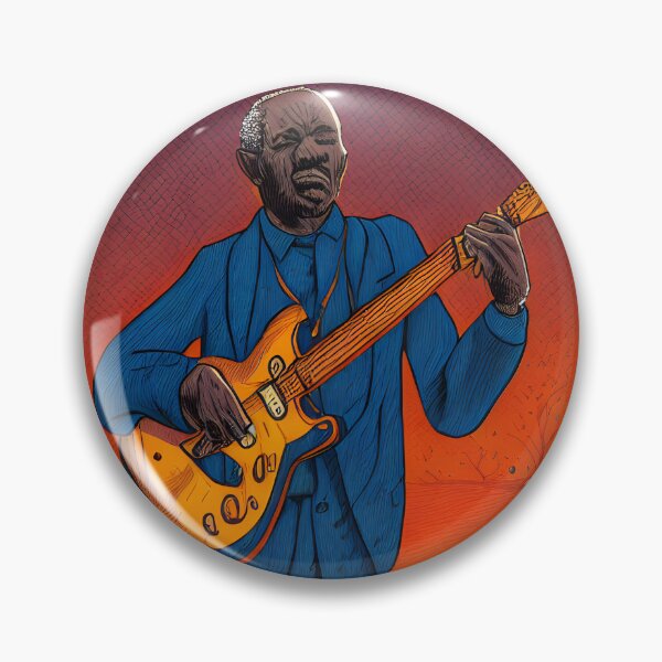 Item preview, Old Blues Man  designed and sold by oldrockerdudes.