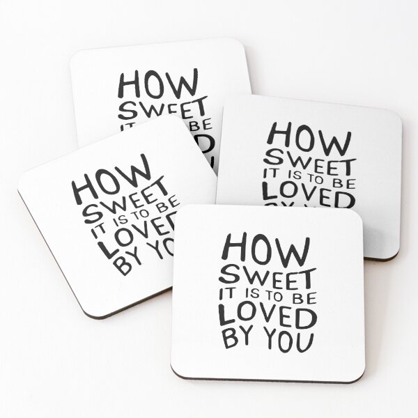 Item preview, How sweet it is to be loved by you (black) designed and sold by didijuca.