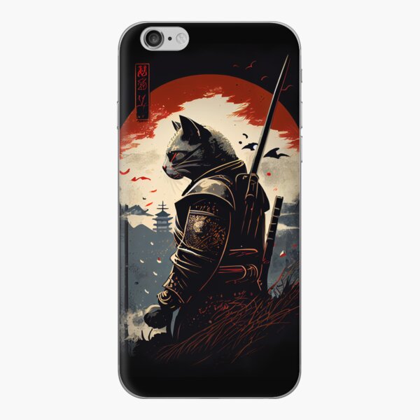  iPhone 13 Pro Samurai Cat Japanese cultural icon retro anime  Pop Culture Case : Cell Phones & Accessories