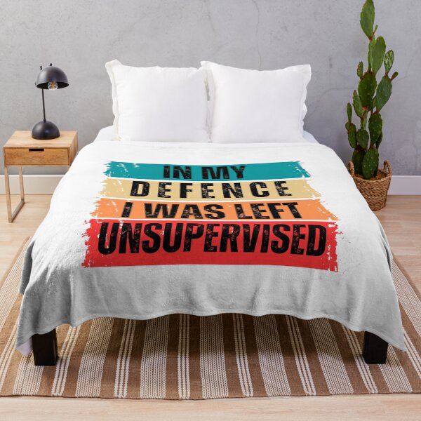 Item preview, In My Defence I Was Left Unsupervised designed and sold by LadyHustle.