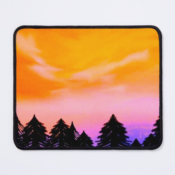 Item preview, Hot summer evening sunset and silhouette trees designed and sold by glowvim.