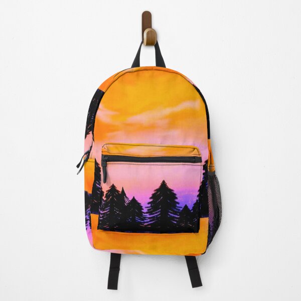 Item preview, Hot summer evening sunset and silhouette trees designed and sold by glowvim.