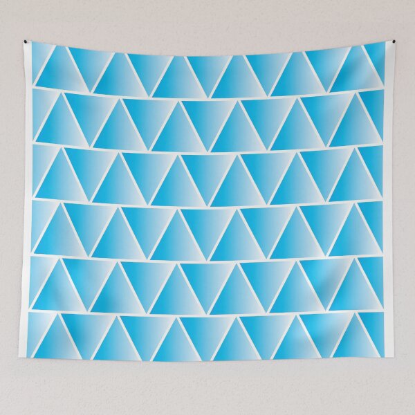 Item preview, Blue Gradient Triangles designed and sold by Colin Polley.