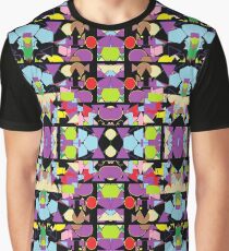 Motley abstract symmetrical pattern Graphic T-Shirt