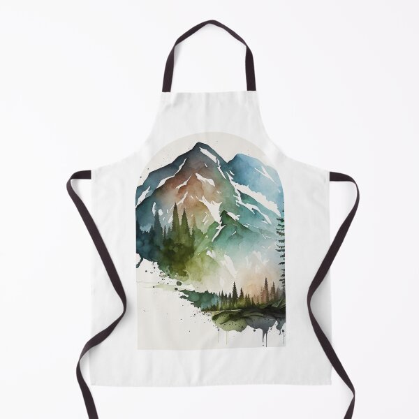 Item preview, Mount Rainier National Park Boho Watercolor Arch designed and sold by PikoApparel.