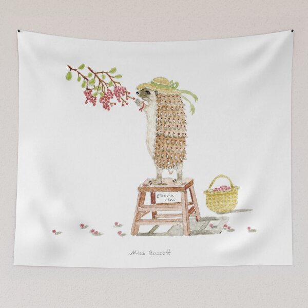 Item preview, Hedgehog -Miss Bassett designed and sold by EtheriaH.