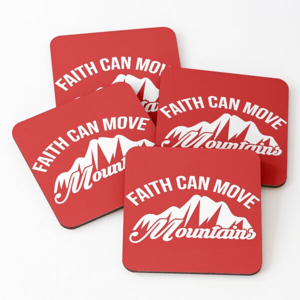 Item preview, Faith can move mountains -  A christian design in solid color designed and sold by berea.cl.