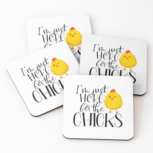 Item preview, Im Just Here For The Chicks designed and sold by Ynssama.