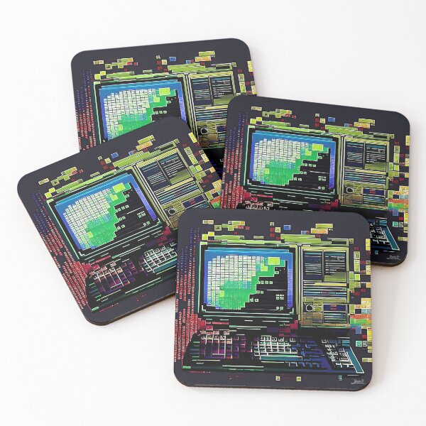 Item preview, computer retro colors pixel designed and sold by Yasart3.