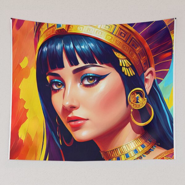 Item preview, Queen Cleopatra Princess Nile Egyptian Egypt Digital Print Digital Art Watercolor Oil Painting Decor Portrait Wall Art  designed and sold by William A. McCarthy.