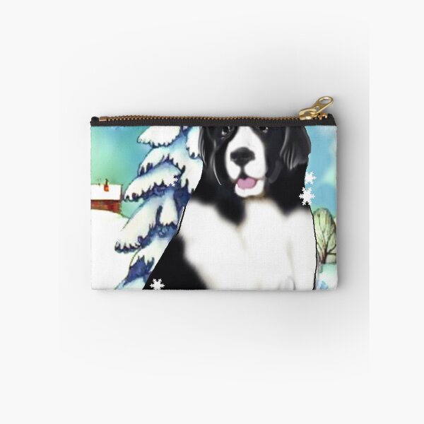 Item preview, Landseer Newfoundland Winter Scene designed and sold by IowaArtist.