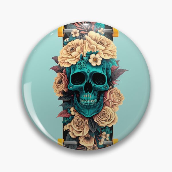 Item preview, Floral Skateboard designed and sold by Graphoteka.