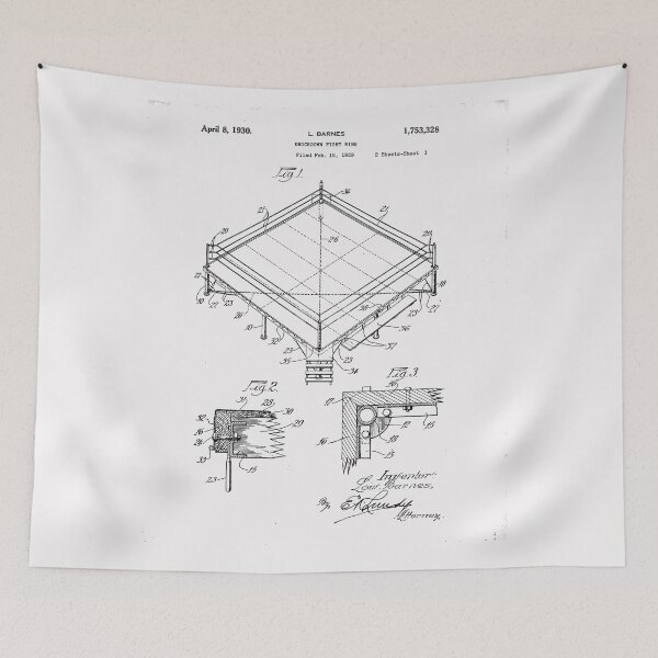 Item preview, Copy of Wrestling Ring Patent from 1930 designed and sold by The Irish Whip.