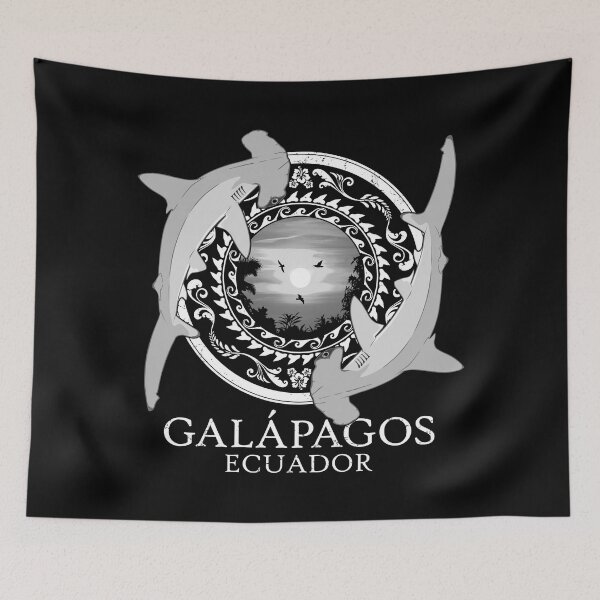 Item preview, Hammerhead Shark Galápagos Ecuador designed and sold by NicGrayGraphic.