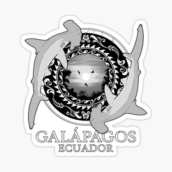 Item preview, Hammerhead Shark Galápagos Ecuador designed and sold by NicGrayGraphic.