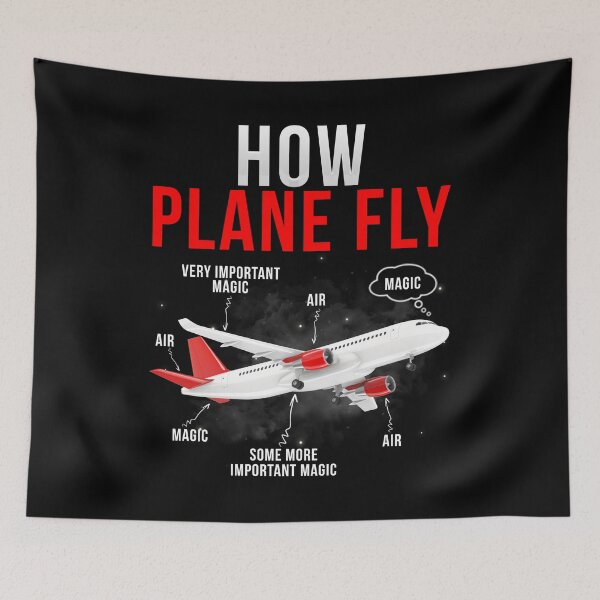 Item preview, How Plane Fly designed and sold by boomthetees.