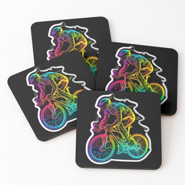 Item preview, Road race ,Road Cycling, road cycling man ,Neon cyclist  designed and sold by verluxe.
