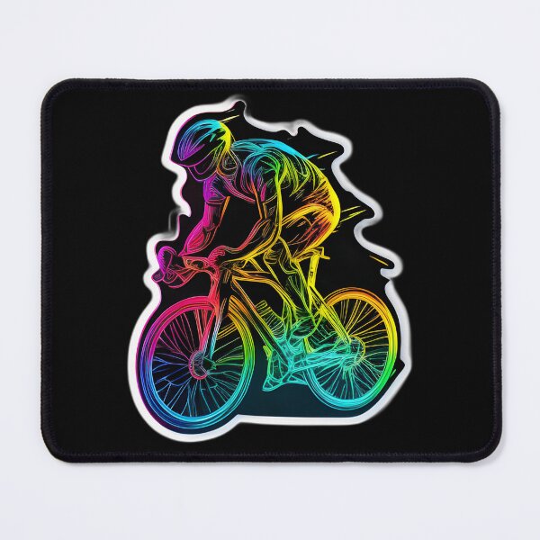 Item preview, Road race ,Road Cycling, road cycling man ,Neon cyclist  designed and sold by verluxe.