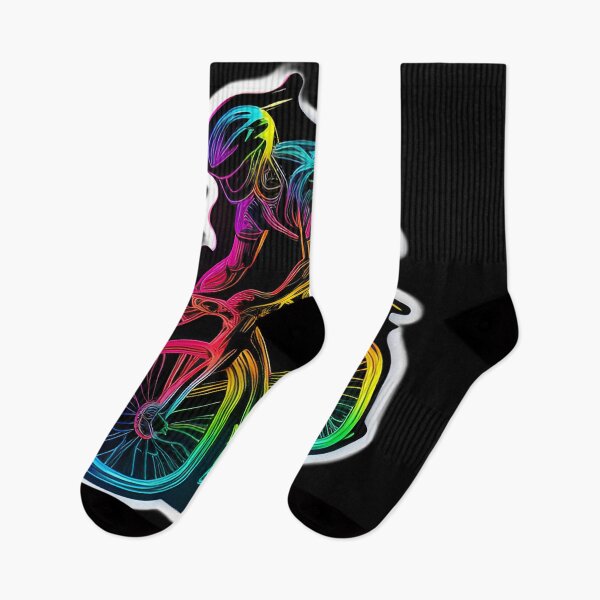 Item preview, Road race ,Road Cycling, road cycling man ,Neon cyclist  designed and sold by verluxe.