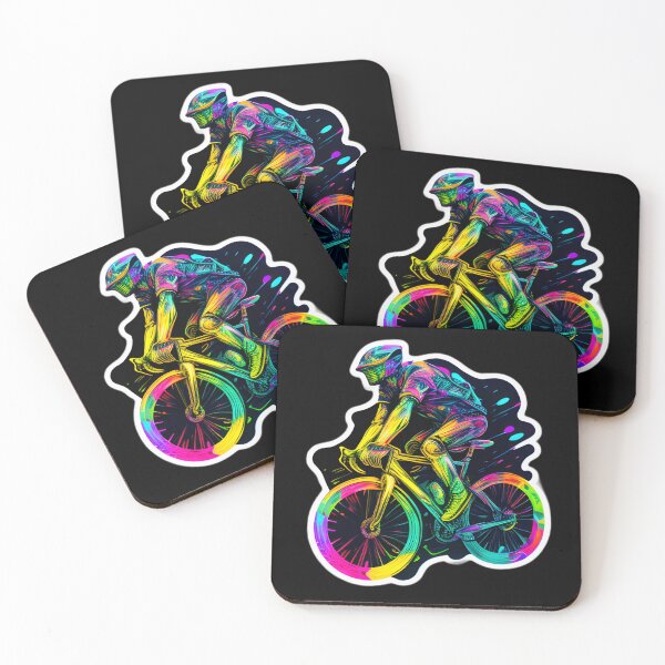 Item preview, Road race ,Road Cycling, road cycling man ,Neon cyclist  designed and sold by verluxe.