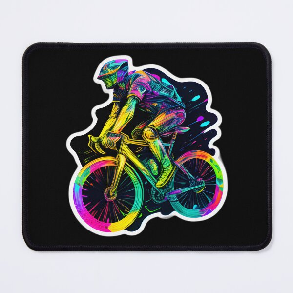 Item preview, Road race ,Road Cycling, road cycling man ,Neon cyclist  designed and sold by verluxe.