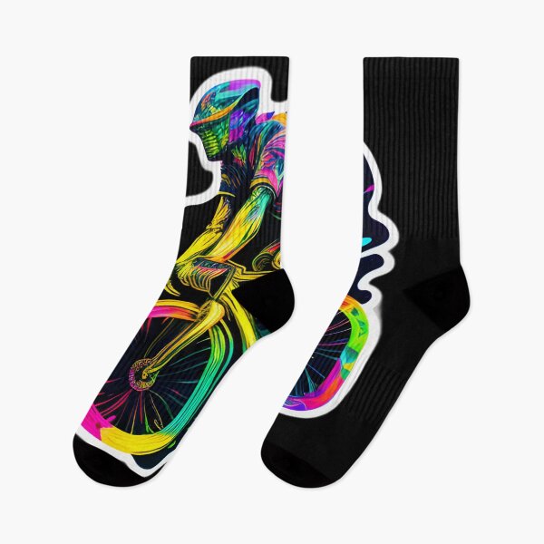 Item preview, Road race ,Road Cycling, road cycling man ,Neon cyclist  designed and sold by verluxe.