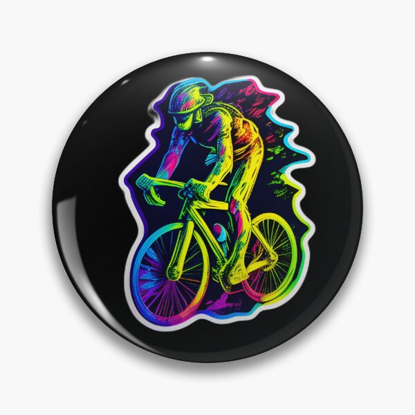 Item preview, Road race ,Road Cycling, road cycling man ,Neon cyclist  designed and sold by verluxe.