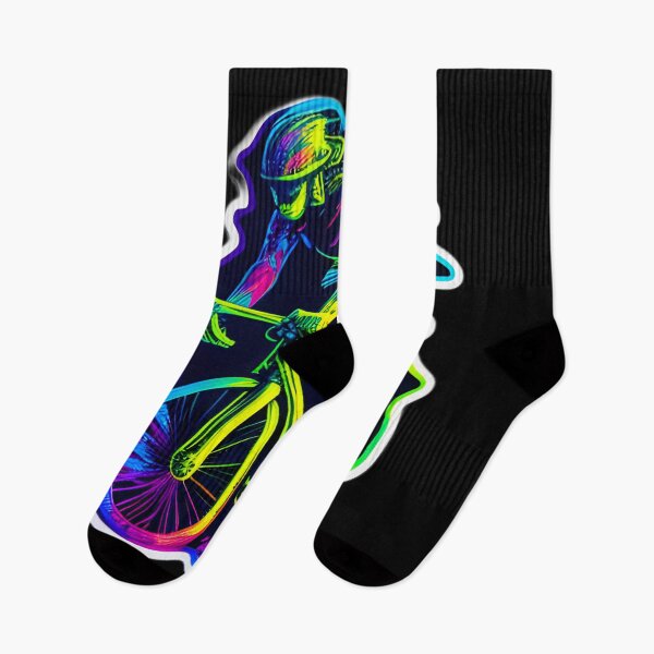 Item preview, Road race ,Road Cycling, road cycling man ,Neon cyclist  designed and sold by verluxe.
