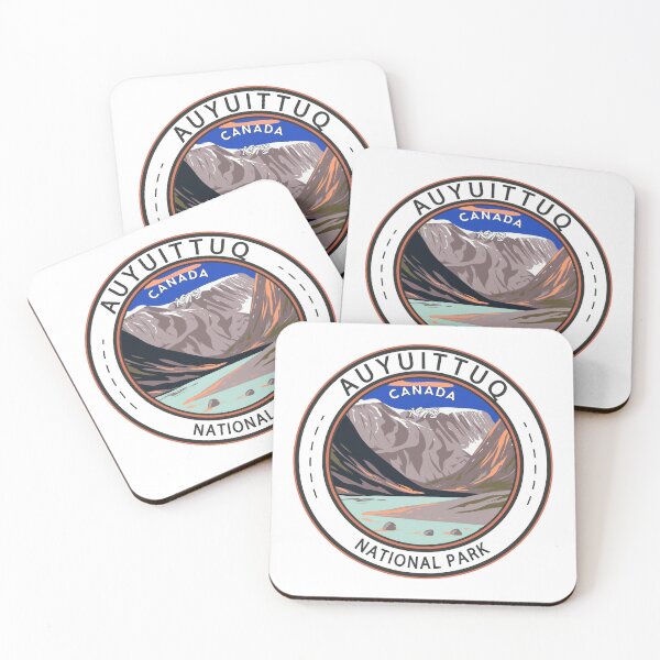 Item preview, Auyuittuq National Park Canada Vintage Badge designed and sold by KrisSidDesigns.