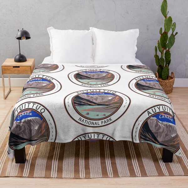 Item preview, Auyuittuq National Park Canada Vintage Badge designed and sold by KrisSidDesigns.