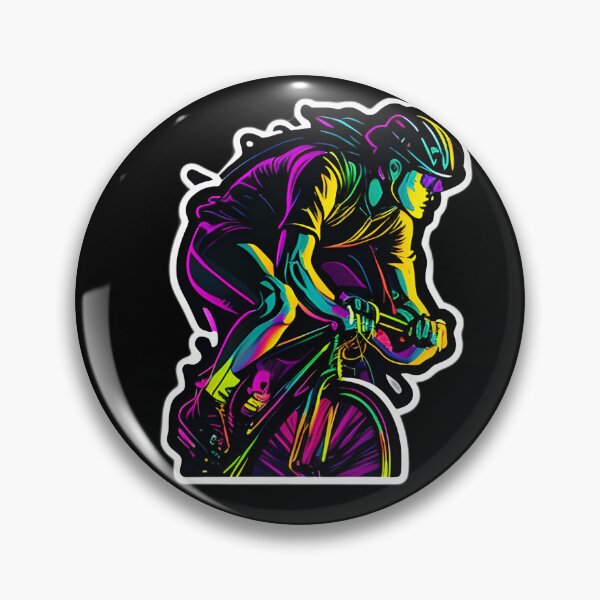 Item preview, Road race ,Road Cycling, road cycling man ,Neon cyclist  designed and sold by verluxe.
