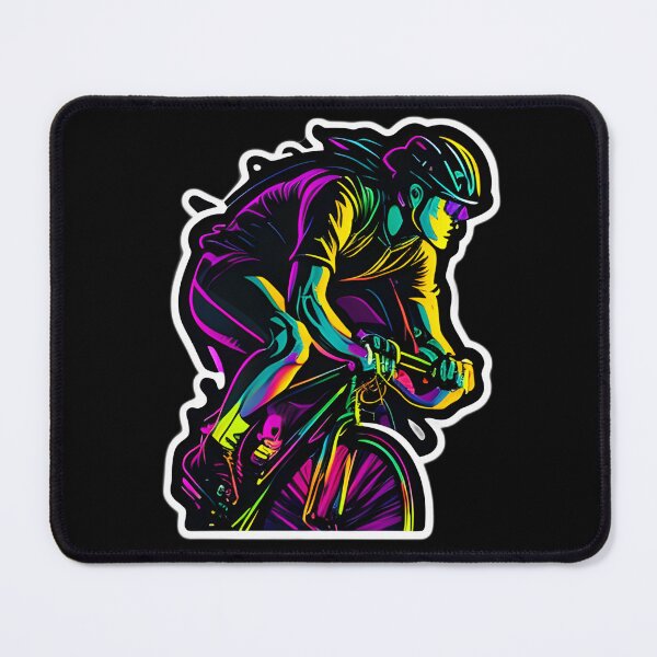 Item preview, Road race ,Road Cycling, road cycling man ,Neon cyclist  designed and sold by verluxe.