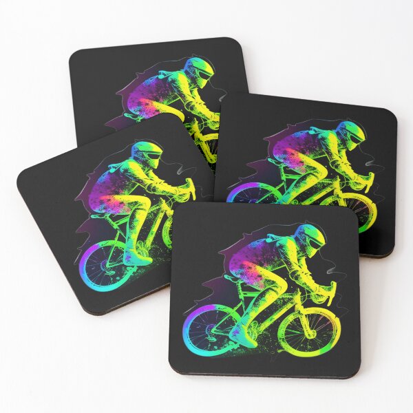 Item preview, Road race ,Road Cycling, road cycling man ,Neon cyclist  designed and sold by verluxe.