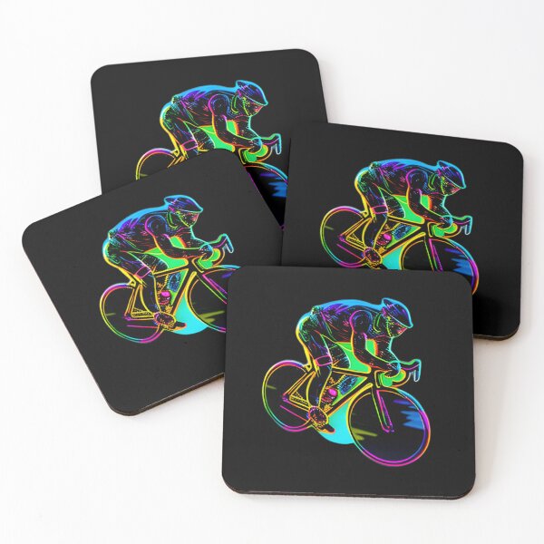 Item preview, Road race ,Road Cycling, road cycling man ,Neon cyclist  designed and sold by verluxe.