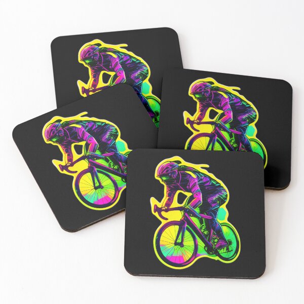 Item preview, Road race ,Road Cycling, road cycling man ,Neon cyclist  designed and sold by verluxe.