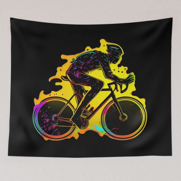 Item preview, Road race ,Road Cycling, road cycling man ,Neon cyclist  designed and sold by verluxe.