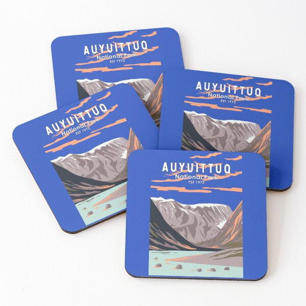 Item preview, Auyuittuq National Park Canada Travel Art Vintage designed and sold by KrisSidDesigns.